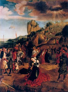 Het martelaarschap van Sint-Catharina, 16e eeuw door Bernard van Orley
