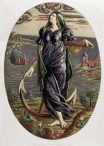 De hoop - keramische plaat, in 