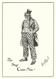 De Toneelkomiek (gravure)