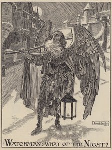 Wachter: Wat van de nacht? (gravure)