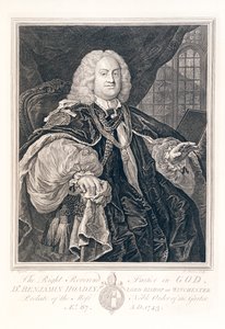 Portret van Dr. Benjamin Hoadly, Lord Bishop van Winchester, 1743 door Bernard Baron