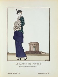 De tuin van Peyrou - Kostuum tailleur van Chéruit