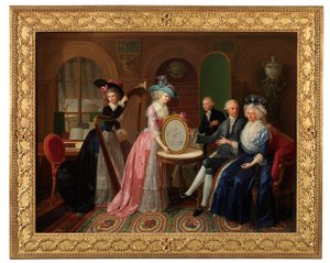 Portret van de familie Villers door Bernard Duvivier