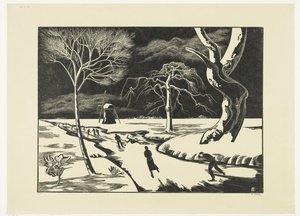 Wintergezicht door Bernard Essers