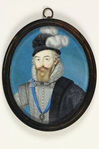 Robert Dudley, graaf van Leicester door Bernard III Lens