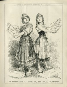 Illustratie van Bernard Partridge (1861-1945) in Punch door Bernard John Partridge
