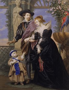 Kopie naar Rubens, Zijn Vrouw Helena Fourment en Hun Zoon Frans