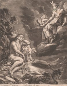 Endymion en Diana door Bernard Lens