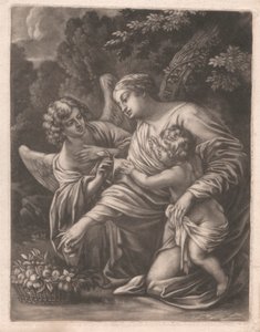 Madonna, kind en engel