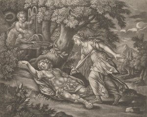 Mythologische scène door Bernard Lens