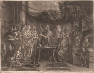 Het huwelijk van Mozes door Bernard Lens