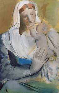 Moeder en Kind door Bernard Meninsky