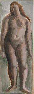 Staande vrouwelijke figuur door Bernard Meninsky