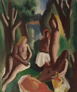 De picknick door Bernard Meninsky