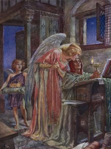 Scène uit Rabbi Ben Ezra door Bernard Partridge