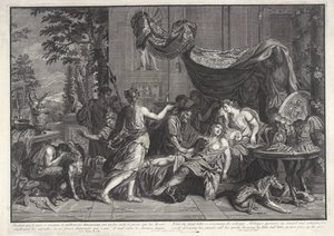 Dood van Meleager door Bernard Picart
