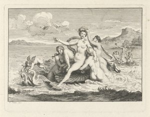 Geboorte van Venus door Bernard Picart