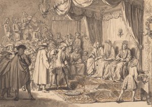 Huwelijk bij de Portugese joden door Bernard Picart