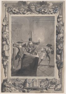 Le Lutrin: Een nachtscène met Boirude, Brontin en L