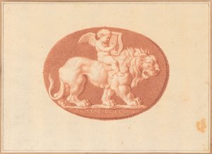 Een van zes cameeën met mythologische en klassieke onderwerpen door Bernard Picart