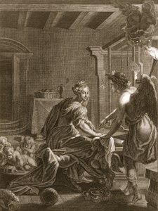 Penelope aan haar weefgetouw, 1731