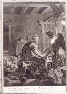 Penelope aan haar weefgetouw, 1731