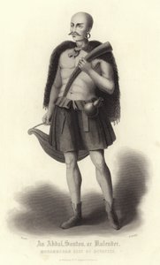 Portret van een Abdul, Santon of Kalender door Bernard Picart