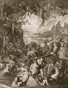 Scène van de Hel door Bernard Picart