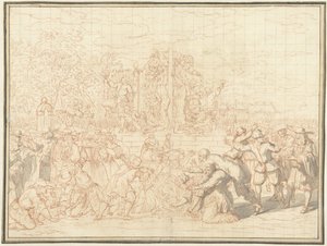 Verminking van de lichamen van de gebroeders de Witt, 1672 door Bernard Picart