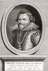 Portret van Filips Willem, Prins van Oranje (1554-1618)