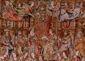 Eer (El Honor). Tweede wandtapijt in de serie. Ca 1550. door Bernard van Orley