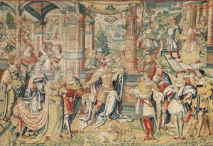 Serie van de geschiedenis van David, c.1525 door Bernard van Orley