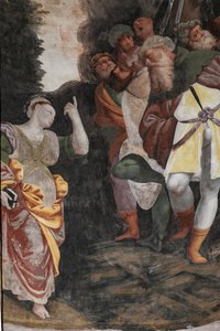 Detail van Het Martelaarschap van Sint-Catharina
