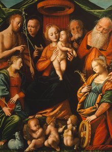 Madonna met Kind en Heiligen
