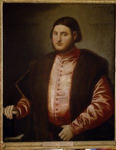 Portret van een man door Bernardino Licinio