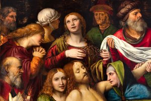 Milaan, Kerk van San Giorgio al Palazzo, Bernardino Luini, Graflegging door Bernardino Luini