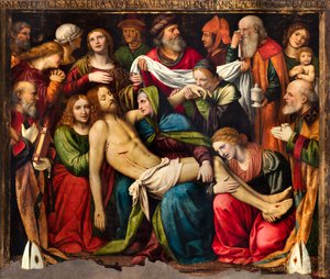Milaan, Kerk van San Giorgio al Palazzo, Bernardino Luini, Graflegging door Bernardino Luini