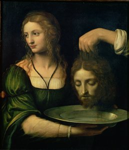 Salome met het hoofd van Johannes de Doper door Bernardino Luini