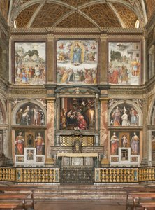 Zicht op de fresco