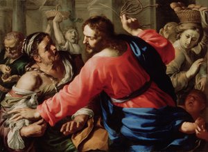 Christus reinigt de tempel