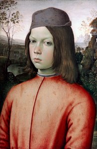 Portret van een jongen, c. 1480-1485 door Bernardino Pinturicchio