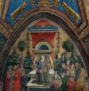 De rekenkunde, 1492-1494 door Bernardino Pinturicchio