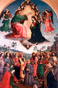 De Kroning van de Maagd door Bernardino Pinturicchio