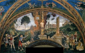 Het martelaarschap van Sint Sebastiaan, 1492-1495