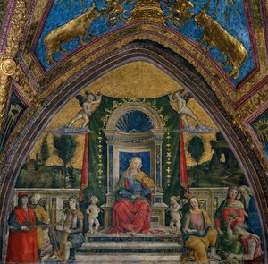 De Muziek, 1492-1494 door Bernardino Pinturicchio