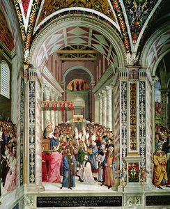 Aeneas Sylvius Piccolomini (1405-64), Verkozen tot Paus met de Naam Pius II, Betreedt Sint-Pieter, 3 september 1458