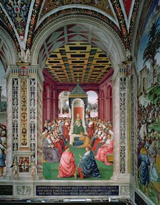 Aeneas Sylvius Piccolomini (1405-64) Doet een Act van Onderwerping aan Paus Eugenius IV (1383-1447) 7 februari 1447