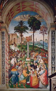 Leven van Paus Pio II (Enea Silvio Piccolomini) door Bernardino di Betto Pinturicchio