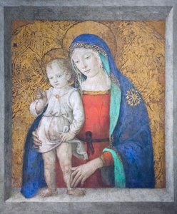 Madonna del Davanzale, c.1498 door Bernardino di Betto Pinturicchio