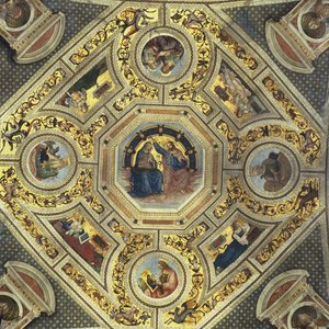 Gewelf van het priesterkoor, Santa Maria del Popolo, Rome, c.1484-92